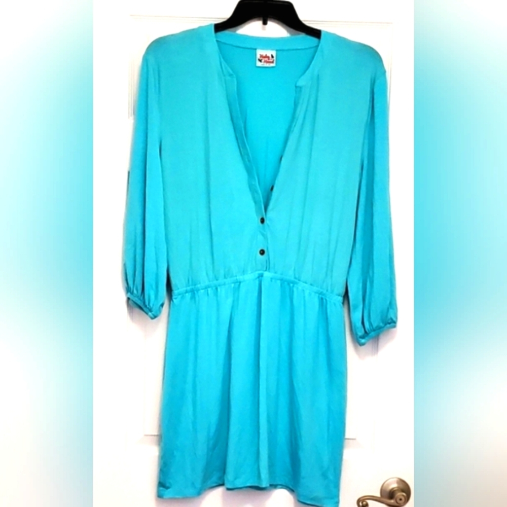 Haley and the Hound Aqua Stella Dress